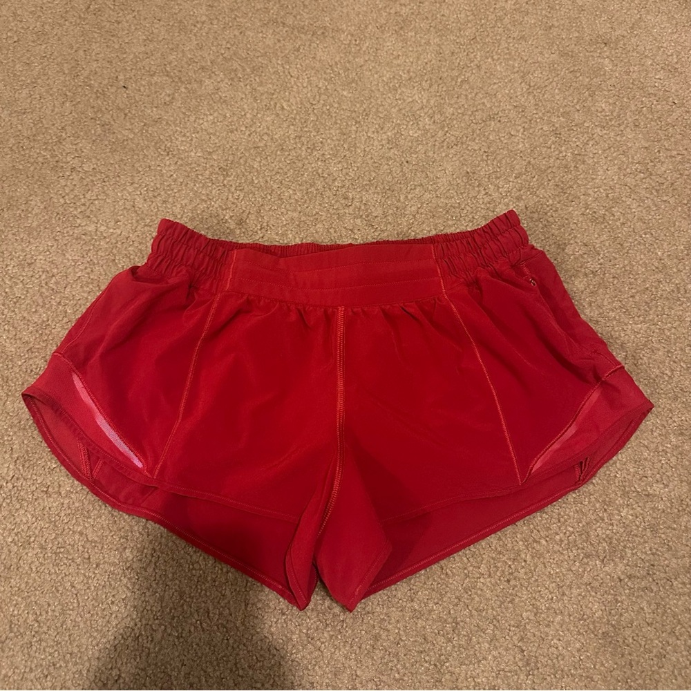 lululemon Low Rise Hotty Hot Shorts